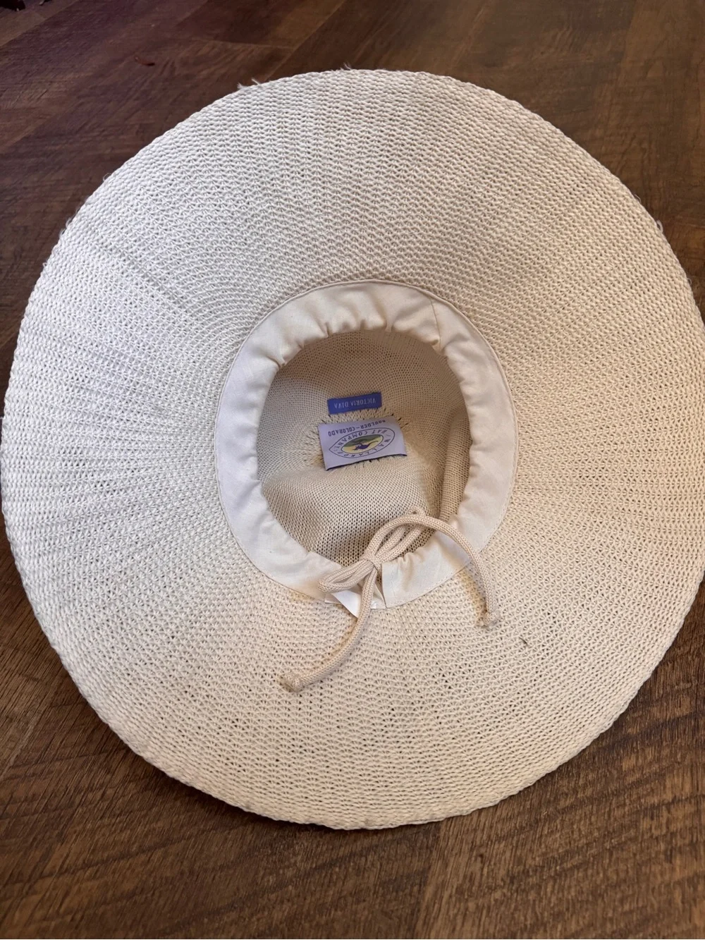 Wallaroo Victoria Cream Wide Brim Sun Hat
